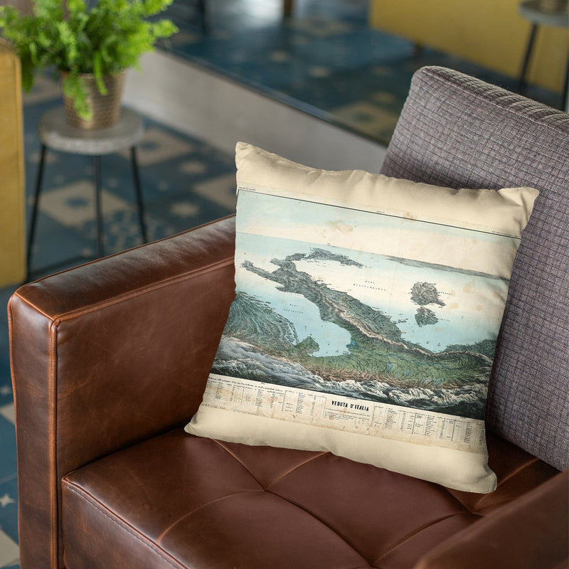 Italy 1853 Throw Pillow By Adam Shaw