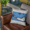 Nantucket 1869 Blue And White Ocean Throw Pillow By Adam Shaw