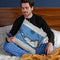Nantucket 1869 Blue And White Ocean Throw Pillow By Adam Shaw