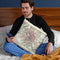 Paris France 1821 Throw Pillow By Adam Shaw