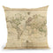 World 1800 Throw Pillow By Adam Shaw