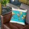 World 1897 Throw Pillow By Adam Shaw