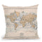 World Map 1884 Throw Pillow By Adam Shaw