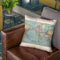 World Map 1912 Cartog Throw Pillow By Adam Shaw