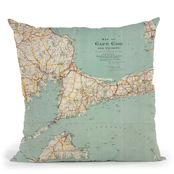 Cape Cod 1917 Throw Pillow By Adam Shaw