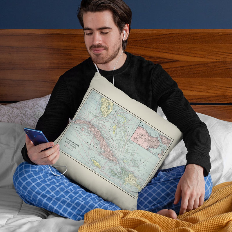 Caribbean 1901 Throw Pillow By Adam Shaw