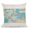 Caribbean 1913 Throw Pillow By Adam Shaw