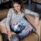 Epic Frog Riding Unicorn Throw Pillow By Skyler Hill