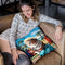 Funny Aloha Hawaiian Cat Throw Pillow By Skyler Hill