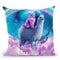 Rainbow Llama - Cat Llama Throw Pillow By Skyler Hill