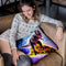 Tyrannosaurus Rex Dinosaur Riding Taco In Space Throw Pillow By Skyler Hill