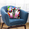 Sloth Riding Alpaca With Sundae And Jelly Beans Throw Pillow By Skyler Hill
