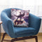 Space Pug Riding Dinosaur Unicorn - Pizza & Taco Throw Pillow By Skyler Hill