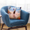 Cat Riding Giraffe With Chicken Nuggets And Cola Throw Pillow By Skyler Hill
