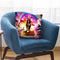 Cat Riding Llama With Pancakes And Milkshake Throw Pillow By Skyler Hill