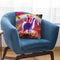 Laser Eyes Outer Space Cat Riding On Llama Unicorn Throw Pillow By Skyler Hill