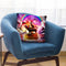 Cat Riding Hippo With Pancakes And Milkshake Throw Pillow By Skyler Hill