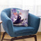 Tornado Cat Riding Turtle Eating Pizza Throw Pillow By Skyler Hill