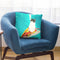 Kitty Cat Surfing Taco Throw Pillow By Skyler Hill