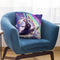 Lazer Warrior Space Cat Riding Turtle Eating Burrito Throw Pillow By Skyler Hill