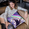 Lazer Warrior Space Cat Riding Turtle Eating Burrito Throw Pillow By Skyler Hill