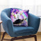 Lazer Rave Space Cat Riding Turtle Eating Ice Cream Throw Pillow By Skyler Hill