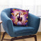 Thug Space Cat On Cheetah Unicorn With Taco Throw Pillow By Skyler Hill