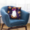 Rave Kitty Cat On Choc Cookie In Space Throw Pillow By Skyler Hill