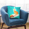 Kitty Cat Surfing Burrito Throw Pillow By Skyler Hill
