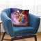 Lemur Riding Goat Unicorn Eating Cake Throw Pillow By Skyler Hill