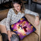 Cowboy Space Cat On Goat Unicorn - Taco Throw Pillow By Skyler Hill