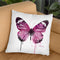 Amethyst Butterfly Throw Pillow By Cristina Alonso