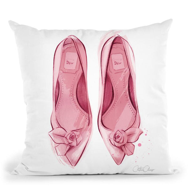 Heels Throw Pillow By Cristina Alonso