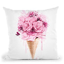 Ice Cream Bouquet Throw Pillow By Cristina Alonso