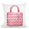 Lady Dior Throw Pillow By Cristina Alonso