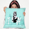 Breakfast At Tiffanys Throw Pillow By Cristina Alonso