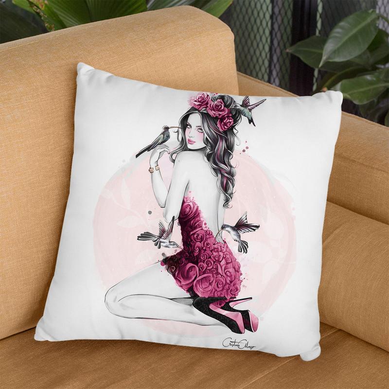 Nectar Throw Pillow By Cristina Alonso