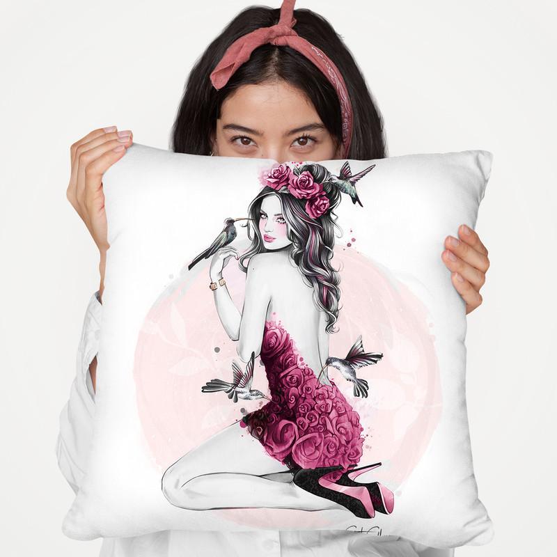 Nectar Throw Pillow By Cristina Alonso