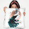 Peculiar Peacock Throw Pillow By Cristina Alonso