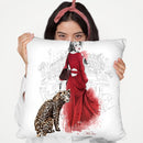 Petit Leopard Throw Pillow By Cristina Alonso