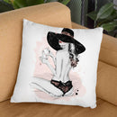 The Noir Throw Pillow By Cristina Alonso