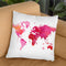 Travel Throw Pillow By Cristina Alonso