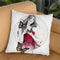 Waiting Throw Pillow By Cristina Alonso