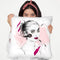 Glitter Lips Throw Pillow By Cristina Alonso