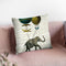 Elephant Ride I V2 Newsprint Throw Pillow By Sue Schlabach