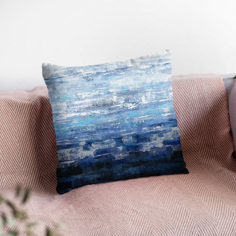 Icelandic Wave Throw Pillow By Silvia Vassileva