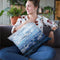 Icelandic Wave Throw Pillow By Silvia Vassileva