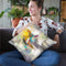 Chalk On Asphalt Throw Pillow By Silvia Vassileva