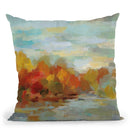 October Dreamscape Throw Pillow By Silvia Vassileva