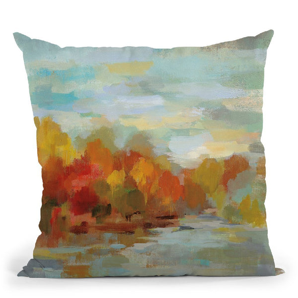 October Dreamscape Throw Pillow By Silvia Vassileva